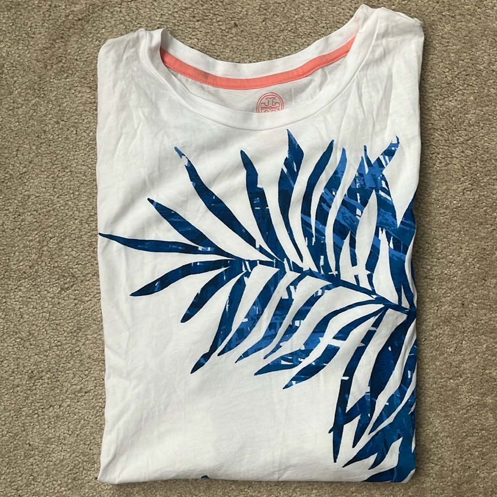 Tory Burch palm tree t-shirt